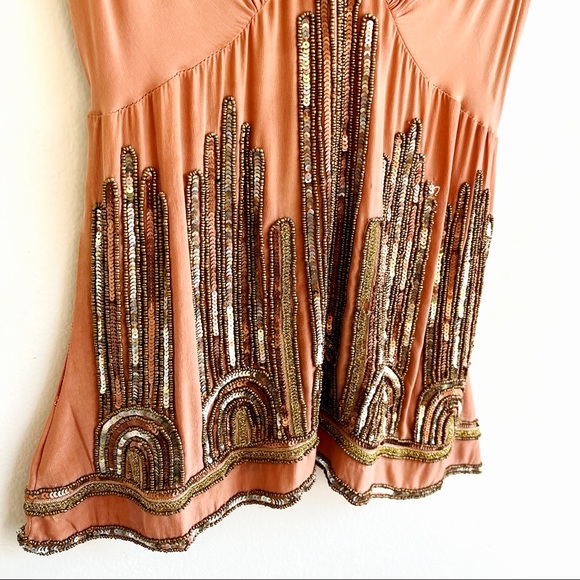 Tracy Reese Beaded Silk Tank Blouse NWT - Picture 3 of 14